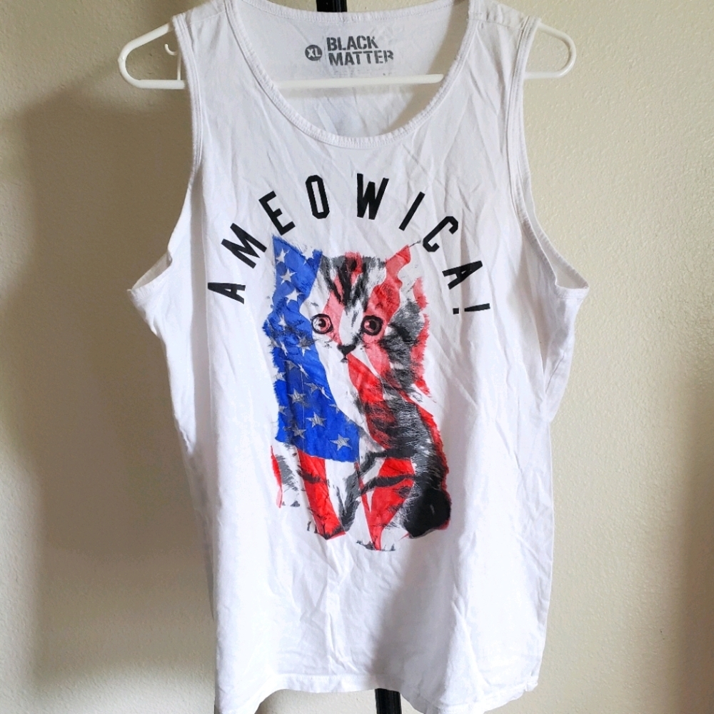 4th Of July Adult Logo graphic tank top